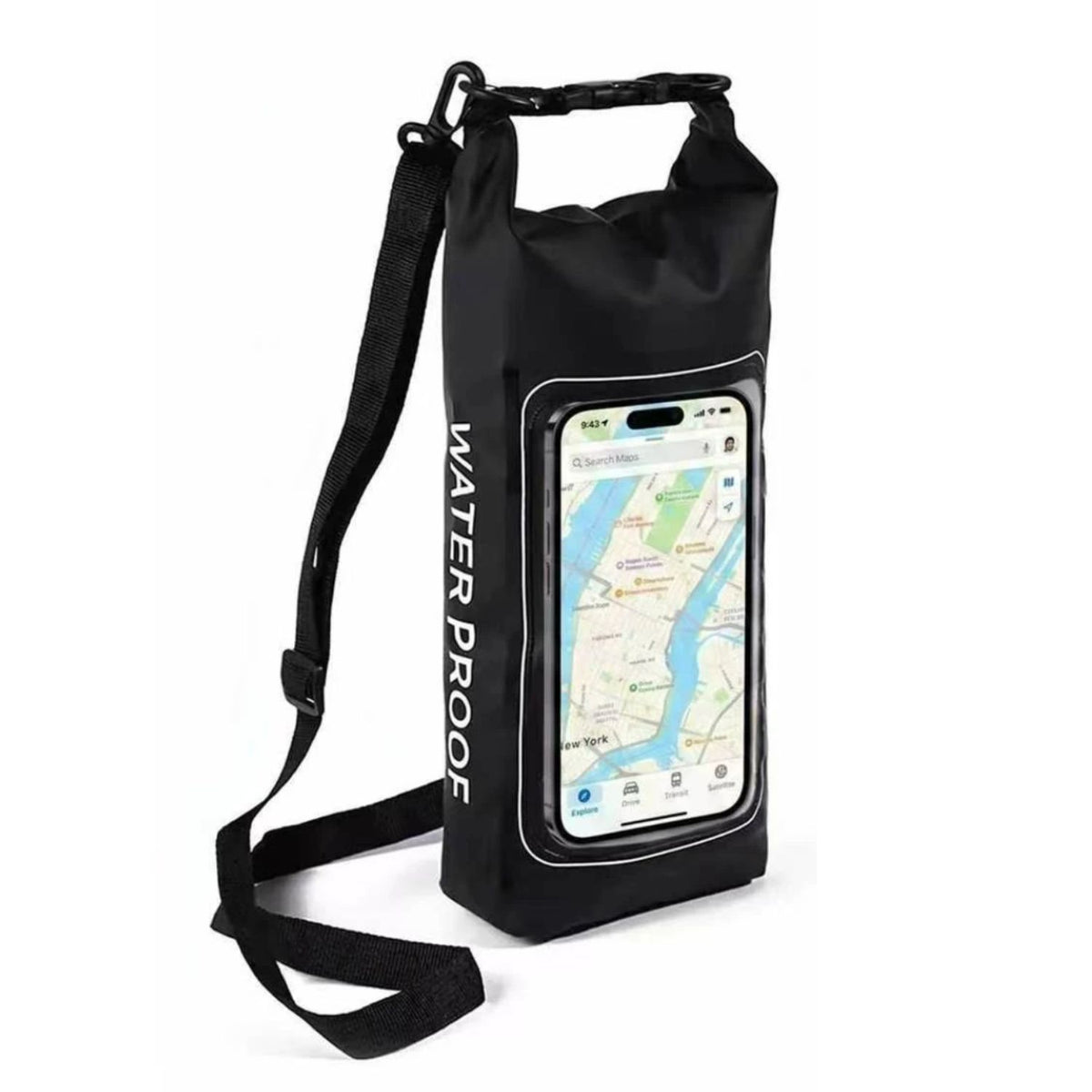 2L Su Geçirmez Dry Bag – Şeffaf Telefon Pencereli